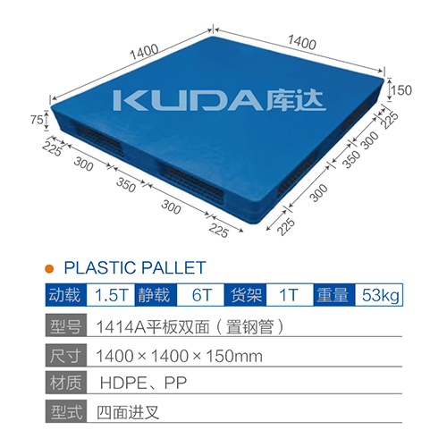 1414平板双面（置钢管）塑料华亿在线