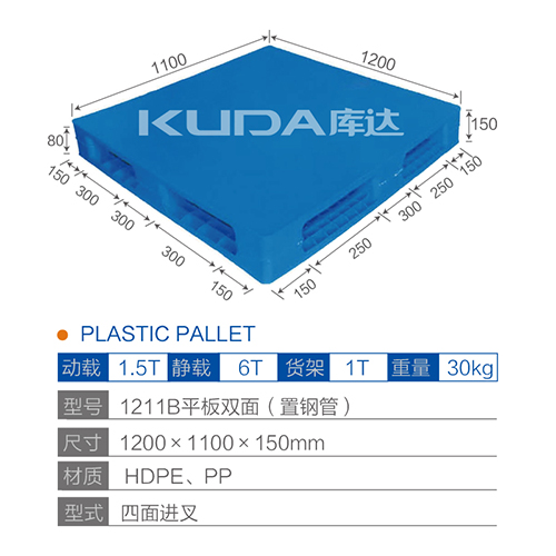1211平板双面（置钢管）塑料华亿在线