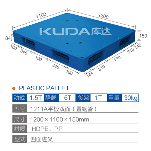 1211平板双面（置钢管）塑料华亿在线