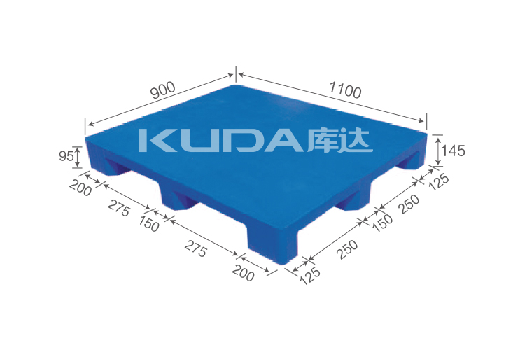 1109B平板九脚（置钢管）塑料华亿在线