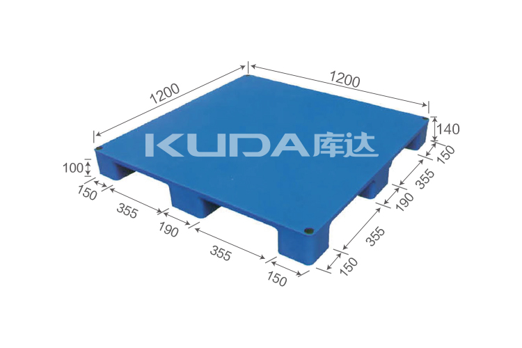 1212A平板九脚（置钢管）塑料华亿在线