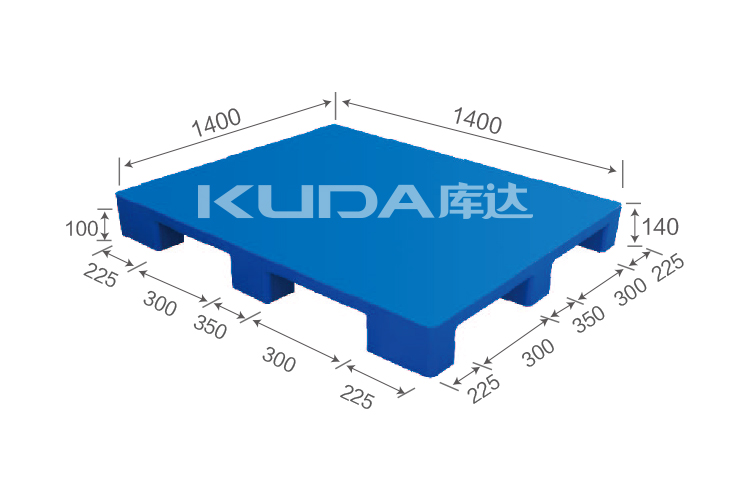 1414A平板九脚（置钢管）塑料华亿在线
