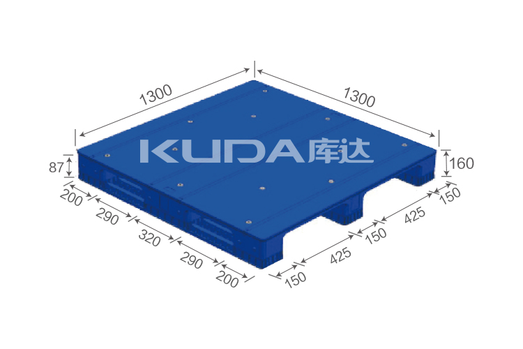 1313B平板川字（置钢管）塑料华亿在线