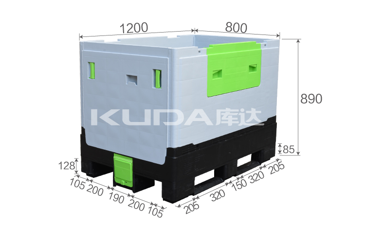 1208A折叠卡板箱