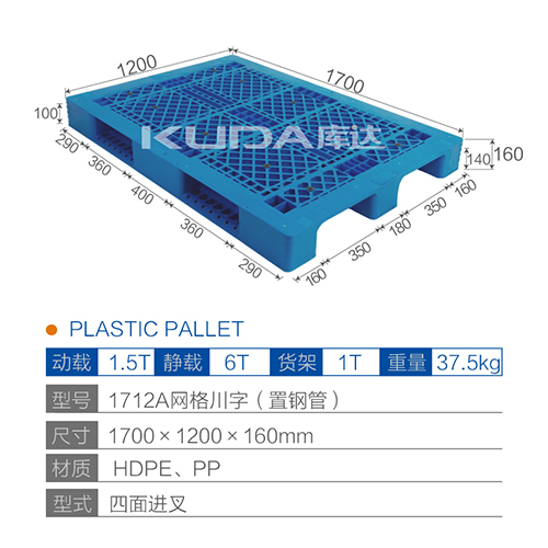 1712网格川字（置钢管）塑料华亿在线