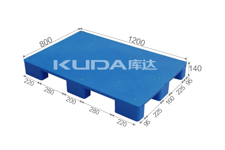 1208E平板九脚（置钢管）塑料华亿在线