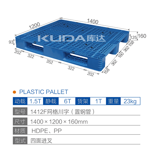 1412网格川字（置钢管）塑料华亿在线