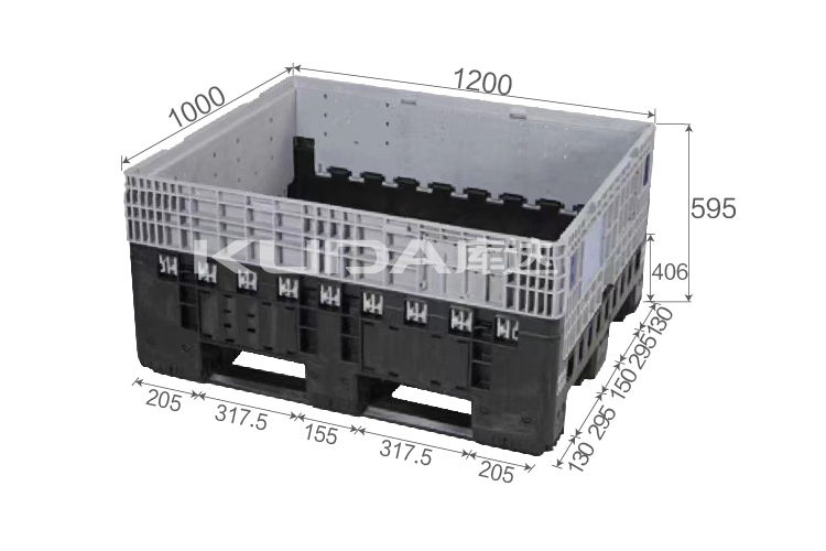 1210C2折叠卡板箱
