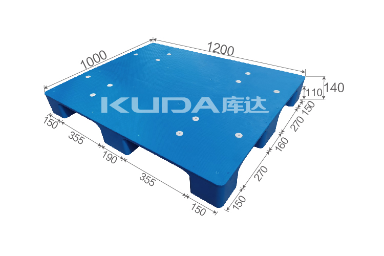 1210K平板九脚（置钢管）塑料华亿在线