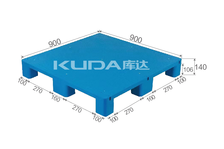 0909A平板九脚（置钢管）塑料华亿在线