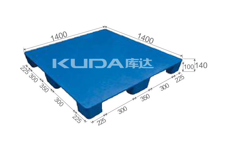 1414D平板九脚（置钢管）塑料华亿在线