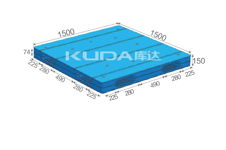 1515A平板双面（置钢管）塑料华亿在线