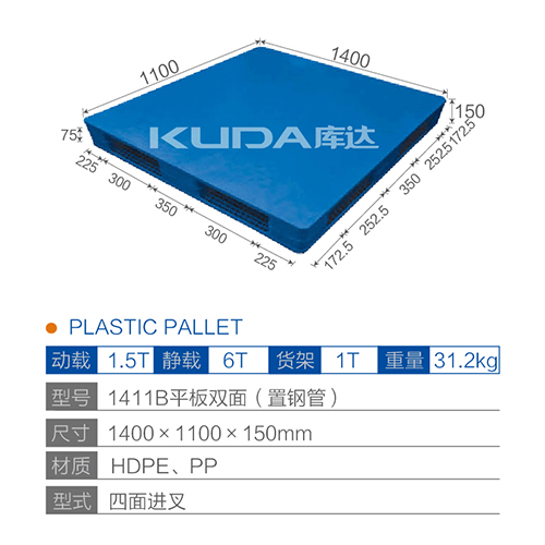 1411B平板双面（置钢管）