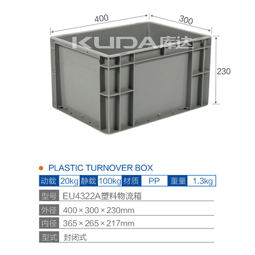 EU4322A塑料物流箱
