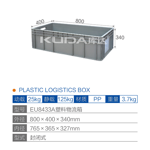 EU8433A塑料物流箱