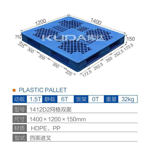1412D2网格双面塑料华亿在线