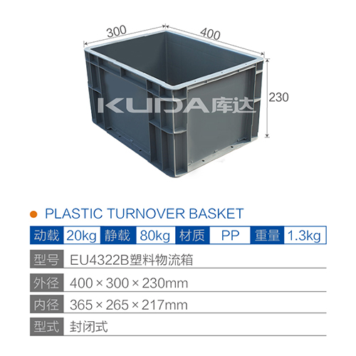 EU4322B塑料物流箱