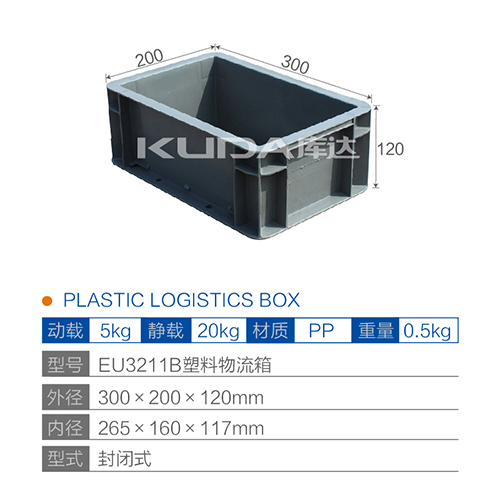 EU3211B塑料物流箱