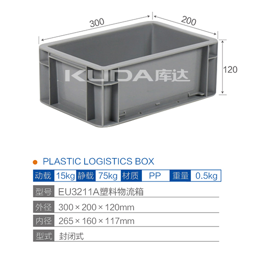 EU3211A塑料物流箱