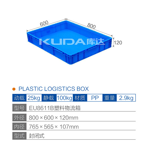 EU8611B塑料物流箱