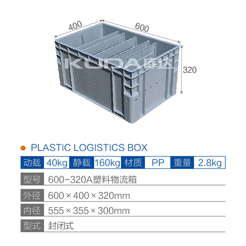 600-320A塑料物流箱