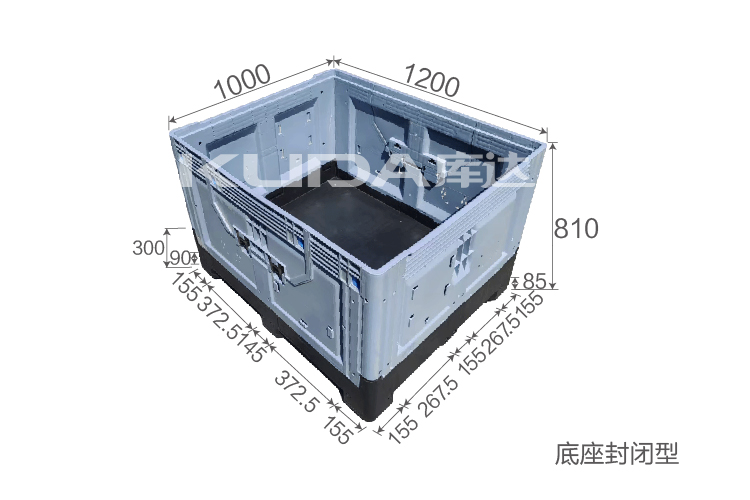 1210T折叠卡板箱