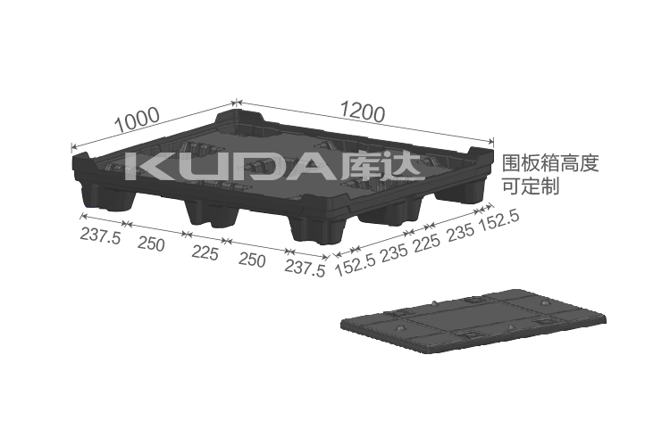 1210E塑料围板箱