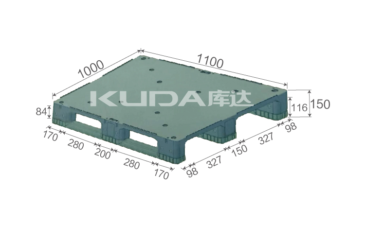 1110A平板川字（置钢管）塑料华亿在线