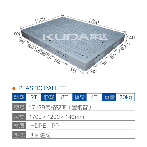 1712B网格双面（置钢管）塑料华亿在线