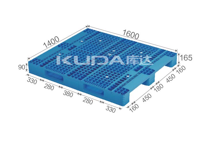 1614B网格川字（置钢管）塑料华亿在线